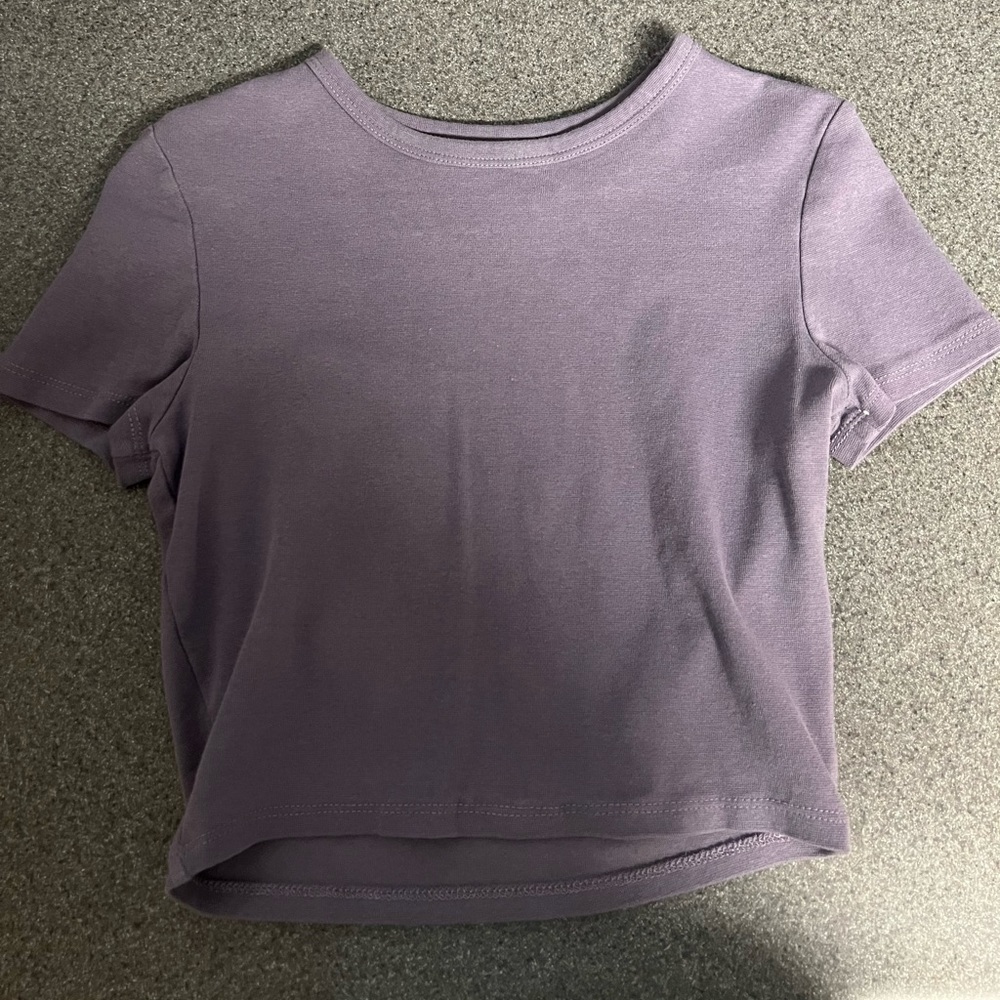 Zara cropped tee